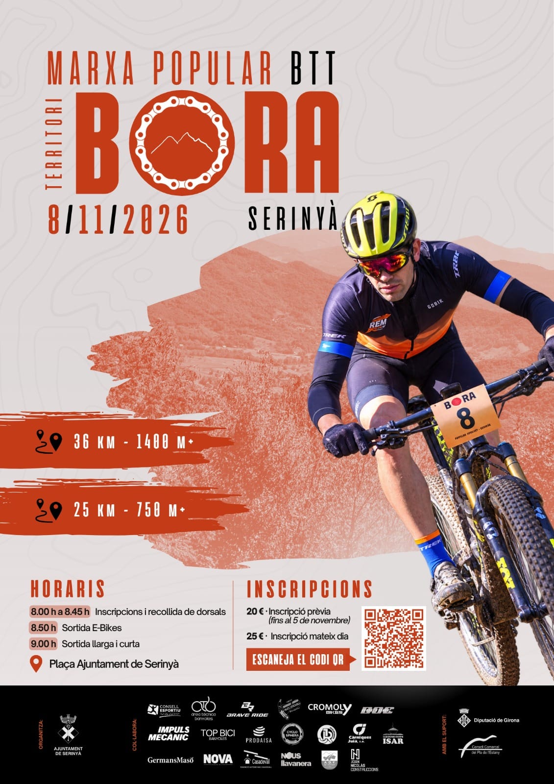 Cartell Oficial de Territori Bora 2026 a Serinyà